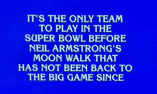 Any idea what the answer is to this football-themed Final Jeopardy question from over the weekend? 🤔

(h/t u/BebopT0716 on Reddit) 