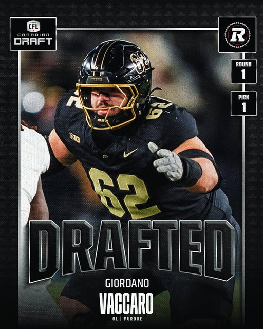 MR. 1ST OVERALL! 😤

Giordano Vaccaro is headed to the 613! 