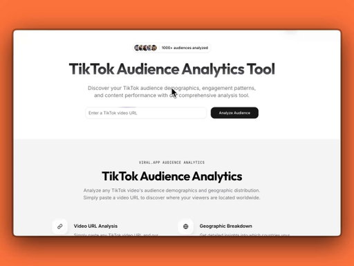 goodbye UGC scammers

this free tool lets you check the audience location of any tiktok creator 

dont get fooled and overpay for engagement from Indonesia

comment "viralapp" and I'll send the link over 