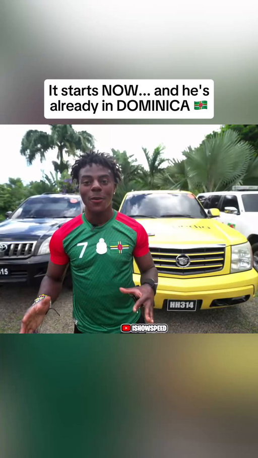 Dominica is stop one… 4 countries in 24 hours 📷
This could break the internet
Plan your own version 📷 https://t.co/KWtQkjprfs @ishowspeedsui 