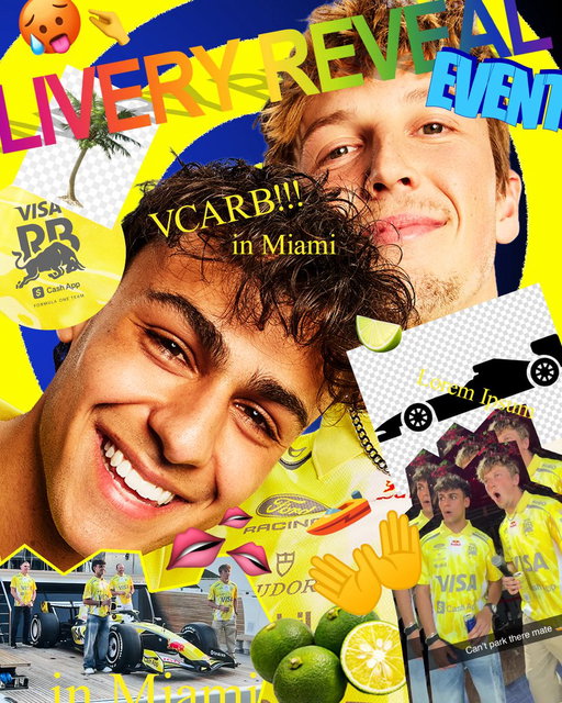 AI will never replace graphic designers. 

#F1 #VCARB #MiamiGP 