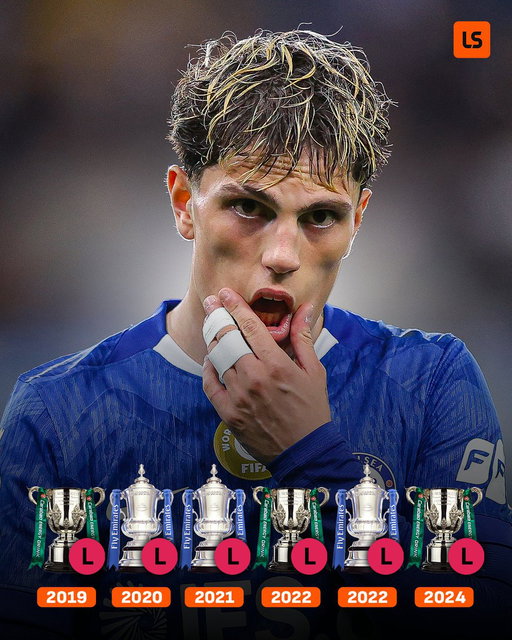 6 finals. 6 losses. A brutal run for Chelsea 😬

Is their 7th Final the turning point? 👀 