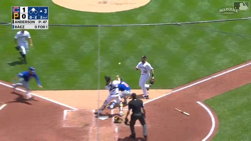 This is the still the craziest thing I’ve ever seen on a baseball diamond.

