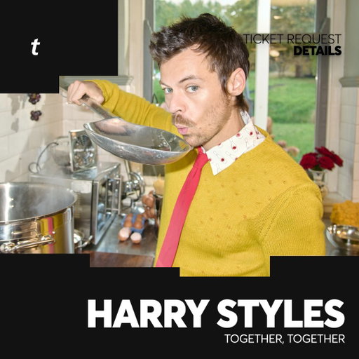 Updates regarding @Harry_Styles’ Together, Together in NYC.

You can now request tickets for Harry Styles’ NYC Shows until FRI, MAY 1 at 5PM ET

Scroll for more info on how to request tickets. ⬇️

🎫 : https://t.co/HN8xO4axcl 