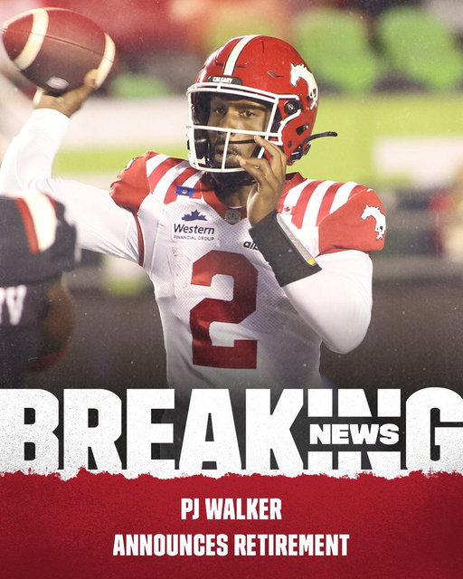 PJ Walker is calling it a career! 