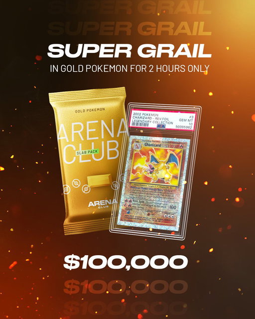 ANOTHER SUPER GRAIL IS LIVE
Find it in Gold Pokemon
Live for the next 2 hours. 