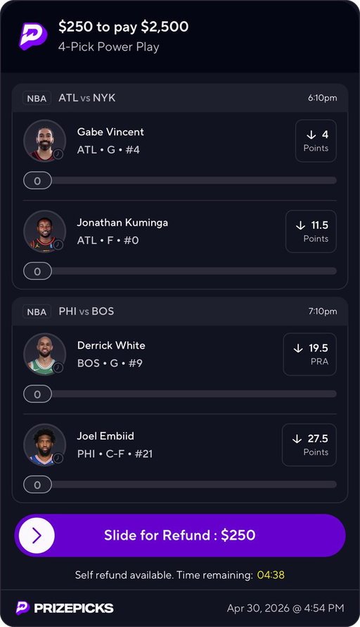 NBA PLAYOFF 4 MAN 

https://prizepicks.onelink.me/gCQS/shareEntry?entryId=ec513c0e8af0fd7293e14b10670159cb&amp 