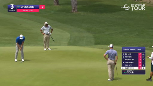 Birdie-birdie-birdie sees Jesper Svensson move into the top five 📈 
