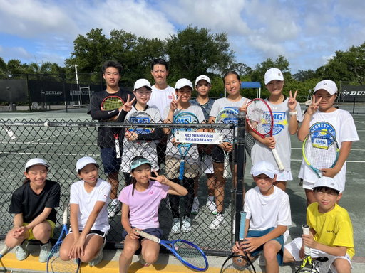 Training with Kei 🇯🇵🎾
 
IMG Academy alumnus and pro trainee Kei Nishikori spent time on court with Japanese campers during the Discovery Open, sharing his experience and connecting with the next generation. 