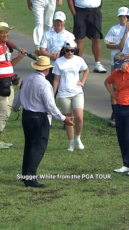 PSA: if you find a golf ball at a golf tournament it is NOT a souvenir. 
