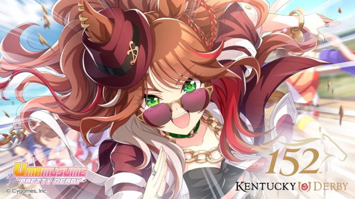 Don't miss the Kentucky Derby Pleasant Colony race on May 2, sponsored by Cygames! The legends from #Umamusume are bringing the energy to the track!

🥕Learn more at @umamusume_eng and the official site: https://umamusume.com/ 