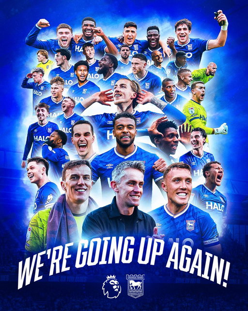 Ipswich Town 🤝 @premierleague.

WE'RE GOING UP AGAIN! ⬆️ 