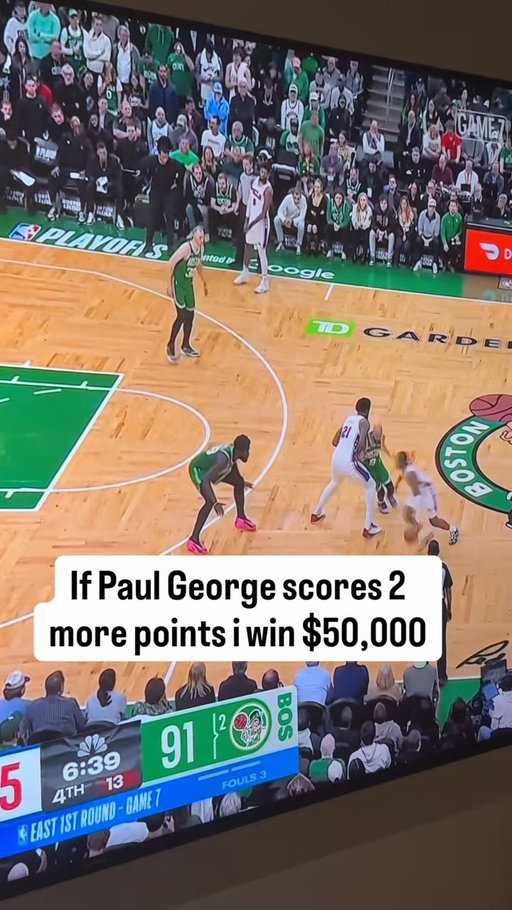 Begging Paul George for a damn bucket in a quarter and a half and him cooking me for $50,000 is sickening 

I’m done betting/watching basketball id rather watch my fighter get knocked out in the ufc doing something stupid

Sweating nba props is not good for my health 