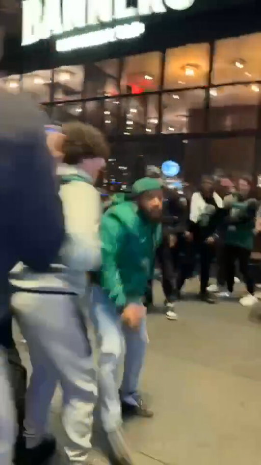 Boston Celtics Fans Jump 76ers Fan After Losing Game 7! 