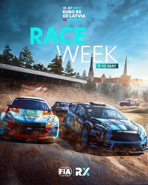 RALLYCROSS IS BACK!

It's officially Euro RX Race Week for the first time in 2026, and there is SO MUCH to look forward to this year!

👉 The noise returns with combustion only
👉 30 RX1 Supercars and a field featuring the very best drivers and some incredible up-and-coming talents
👉 The return of Riga, Lohéac and Mondello Park to the calendar
👉 Brand new RX4 & RX5 classes join RX1 & RX3 on the roster
👉 Watch it all LIVE and FREE on our website and YouTube

#FIARallycross #EuroRX