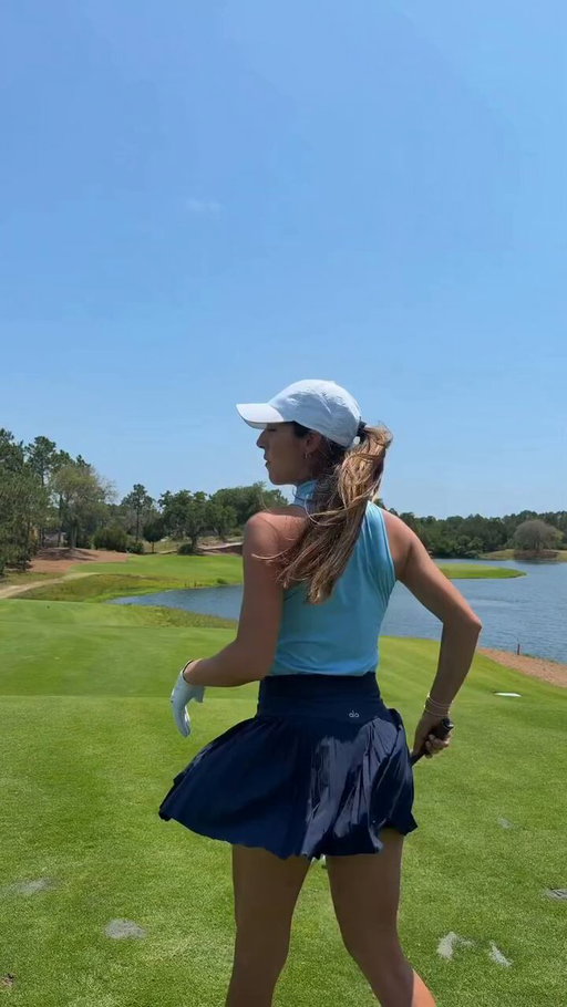 I only like hitting choke punch shots even though that looks like a FULL swing #golf #golfer 