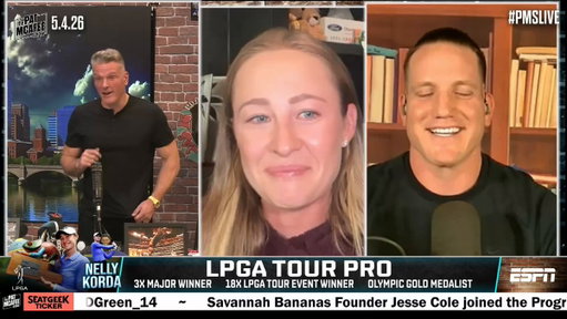 "My swing from 2013 was so gross..

My coach is the one that built my swing..

My parents spend so much time with me just working on tempo" ~ @NellyKorda #PMSLive 