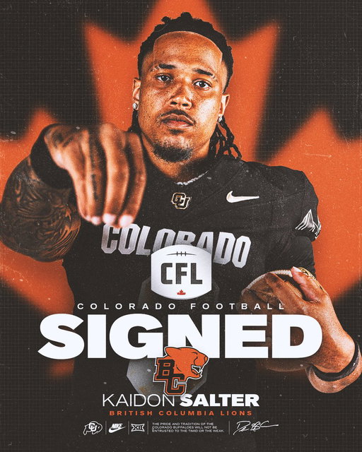 Kaidon Salter is heading to the CFL 👏

@07KSalt x @BCLions 

#ProBuffs 