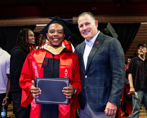 Back where it all began. Ray Rice returns to Rutgers to finish what he started, earning his degree! 🎓 