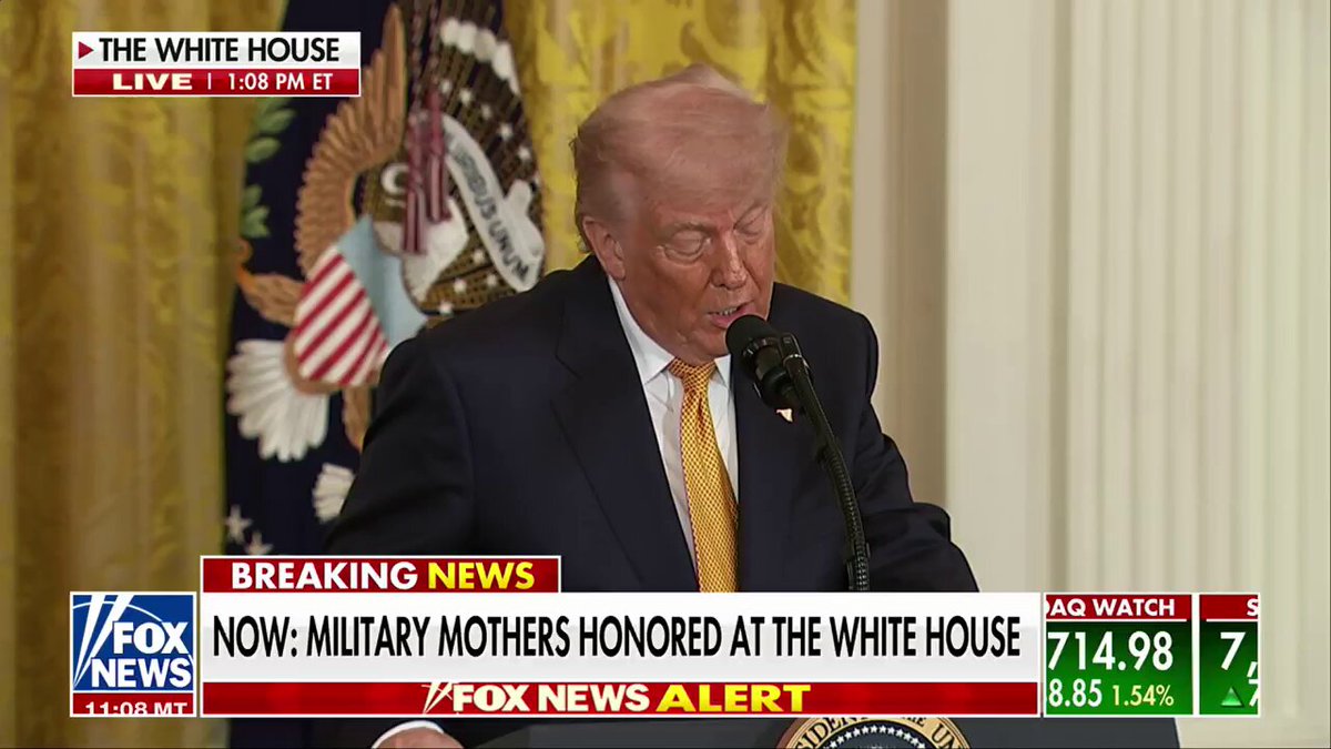 JUST NOW: President Trump explains how his phone's autocorrect almost got him in trouble with the First Lady:

"They have spell correct and word correct, and these crazy machines that we use to put out Truths... And every time I wrote 'Melania,' it would correct to 'Melody.'"

"And I'd say 'Melania is fantastic' and 'happy Mother's Day Melania our great first lady, Melania.' But it would spell correct and and word correct to 'Melody.' And sometimes I wouldn't proofread it, and I would get just absolute decimated."
