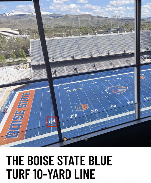 I would like to announce that I have purchased the 10 yard line from
The Boise State Blue Turf. 

Will be installed in the Chicago office in July. 