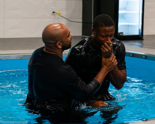 Lives Forever Changed 🙌
Last night, DJ Lagway, Stilton McKelvey, Daniel Cobbs, and Kaleb Arterberry publicly declared their faith and were baptized. 