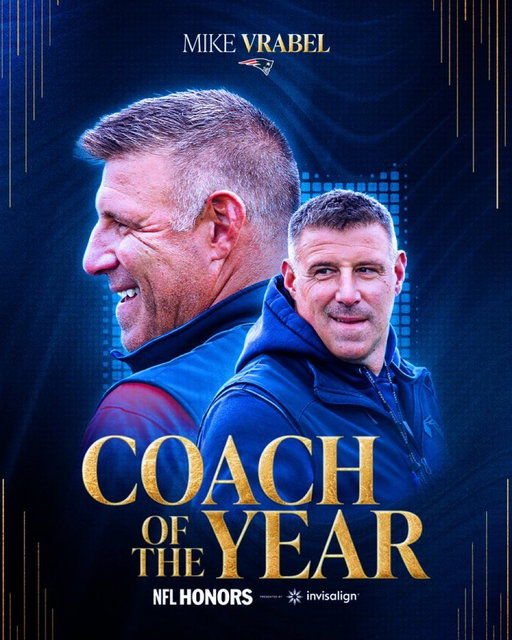 Just a reminder that Mike Vrabel inherited a 4-13 football team. In his first year he led the New England Patriots to a 14-3 record and a Super Bowl appearance. #NEPats 

Stop trying to run the Coach of the Year out of town for a situation that he has already addressed publicly. 