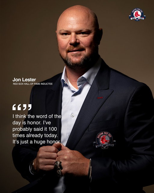 Welcome to the Red Sox Hall of Fame, Jon Lester! 