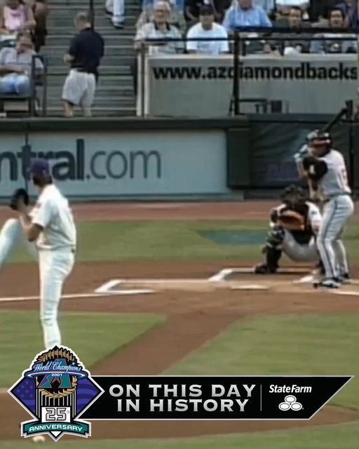 Start your day with all 20 of Randy Johnson's strikeouts from May 8, 2001. 