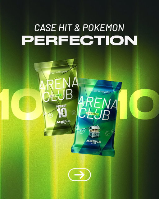 Did someone ask for more 10s?
Perfect 10 Case Hits and a Pokemon 10 for $50?!
Live now, only on Arena Club. 