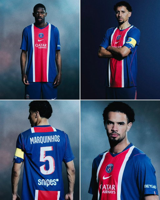 PSG’s new shirt for next season ❤️‍🔥✨

📸 @PSG_English 