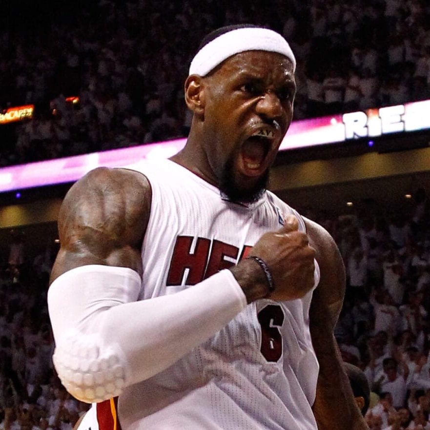 David Fizdale on LeBron’s work ethic during his Miami Heat days:

“I’d get to the office at 6 am. A guy rides in on a 10 speed with black tights and helmet with glasses. I’m like ‘who is this guy in our garage?’ He takes off the helmet, it’s Bron. He rolled into work on a bike and got his conditioning in. He rode miles into work, full sweat at 6 am. I’d meet him on the court and do a full other hour. Then we practice. Then he lifts. Then does all this stuff to prepare his body. By the time he leaves, his kids are getting out of school.”

(via @TheHerd, h/t @HeatCulture13)