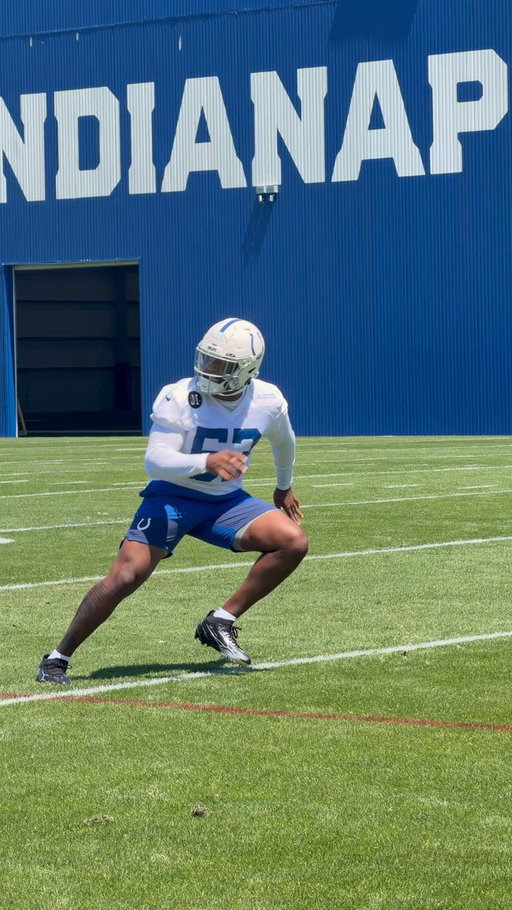 CJ in motion. 
