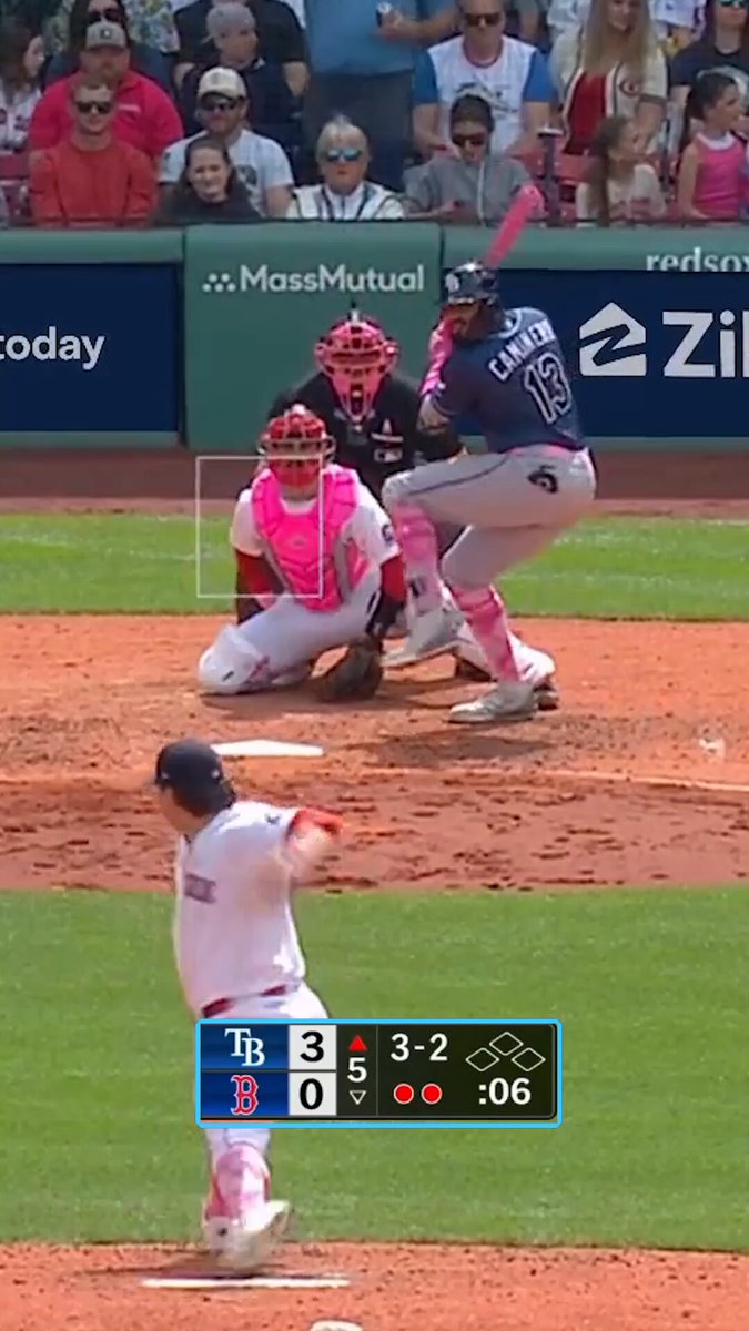 Junior Caminero was confused why Payton Tolle was celebrating a strikeout this much in a game the Red Sox were losing 3-0 