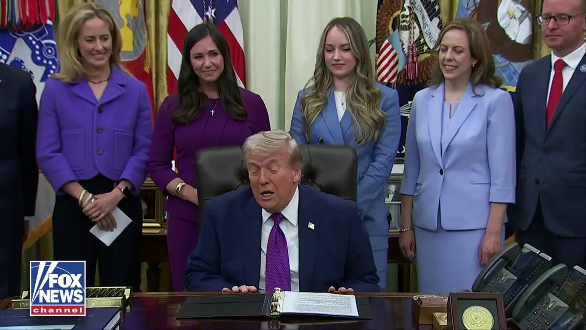 HAPPENING NOW: President Trump reveals his new nickname for Democrats who don’t support his agenda:

“They’ll give you no support at all, no matter how good it is.”

"That’s why we call them the ‘Dumbocrats’… because they're dumb." 