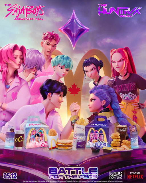 the battle has almost reached canada. pick a meal to pick a side 5.12 