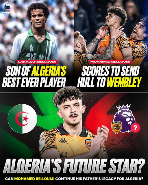 Is Belloumi Algeria’s FUTURE STAR? 🇩🇿

Hull City’s Mohamed Belloumi is the son of Lakhdar, widely considered as the greatest Algerian footballer of all time. 🤩

Mohamed has just scored to send Hull City to Wembley in the Championship playoffs. 👀 