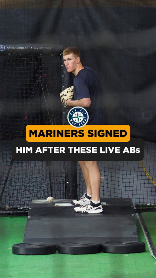 "That release point is crazy" 🤯

Congratulations to Sam Whiting on signing with the @Mariners! 👏Check out his nasty four-pitch mix that led to 4 consecutive Ks in his latest Live ABs. 