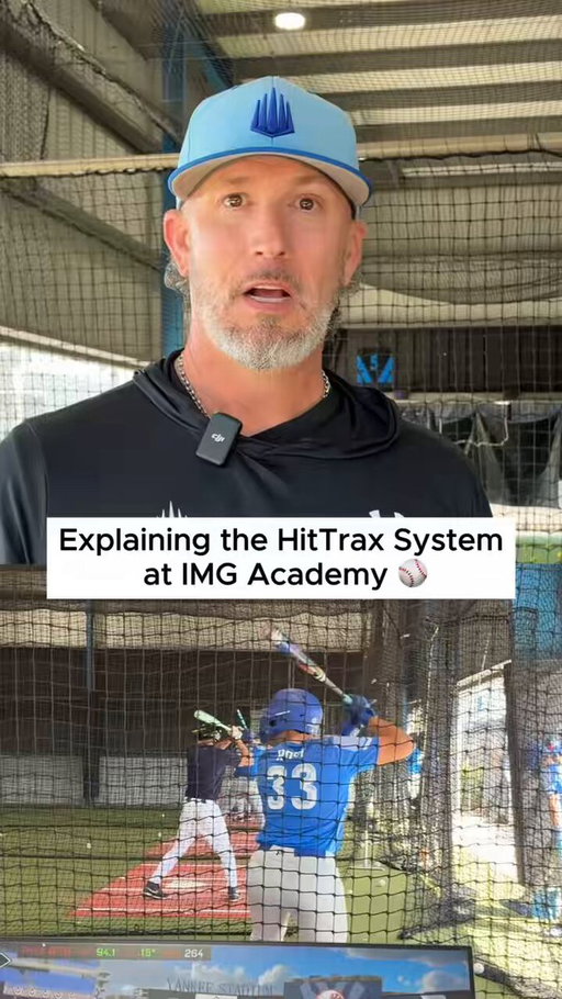 Development is in the details 📊
 
Hitting Coordinator John-Ford Griffin breaks down how HitTrax helps student-athletes train with purpose. From tracking exit velocity to breaking down swing data, hitters get instant feedback that translates directly to game performance! 