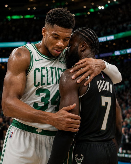 The Celtics have interest in making a trade for Giannis Antetokounmpo with Jaylen Brown as the center of the deal, as the situation could speed up quickly, @RealBobManning says. 🍿 