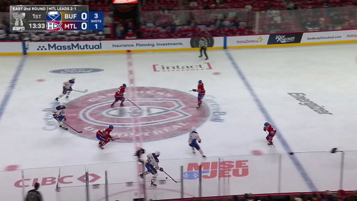Mattias Samuelsson opens the scoring off a SWEET feed from Josh Norris!

📺: @espn, @Sportsnet, &amp; @TVASports 
