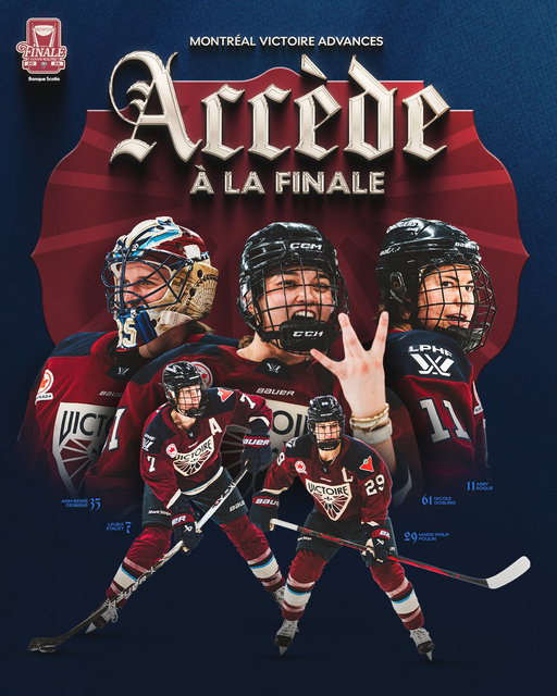 LA VICTOIRE DE MONTRÉAL ACCÈDE À LA FINALE DE LA COUPE WALTER POUR LA TOUTE PREMIÈRE FOIS ! 

THE MONTRÉAL VICTOIRE ADVANCES TO THE WALTER CUP FINAL FOR THE VERY FIRST TIME! 