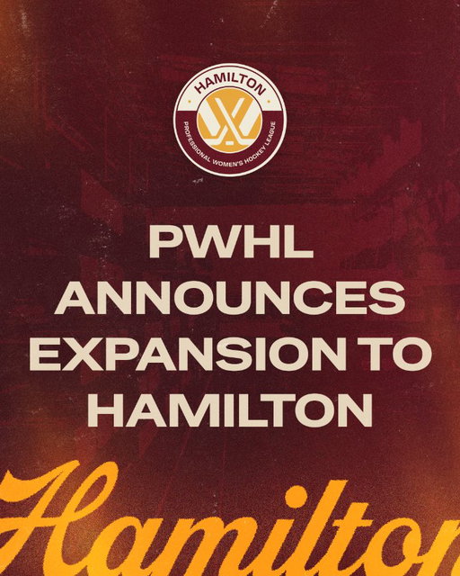 HOCKEY IN THE HAMMER 🔨​

The PWHL is expanding to Hamilton!​
➡️ http://pwhlhamilton.com/ 