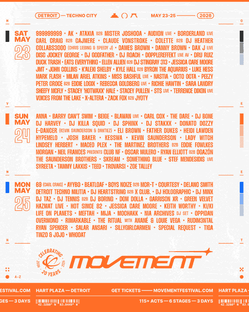 🧡 ENTER FOR A CHANCE TO WIN TWO VIP WRISTBANDS TO MOVEMENT 🧡To enter: REPOST this post and tag a friend you'd bring with you in the comments. Winner drawn 5/15 . Must be following us &amp; be 21+ 