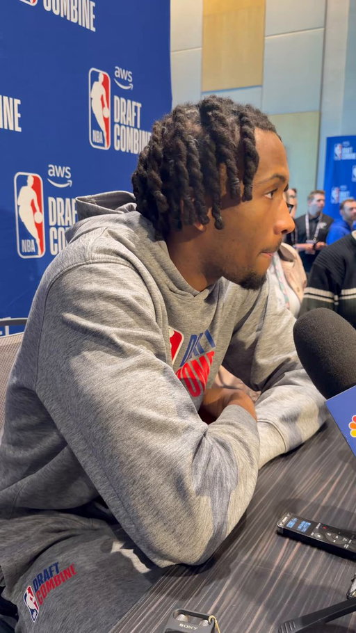 Darryn Peterson says he is back at the level he was athletically in high school, having finally figured out his cramping issues due to creatine usage. 