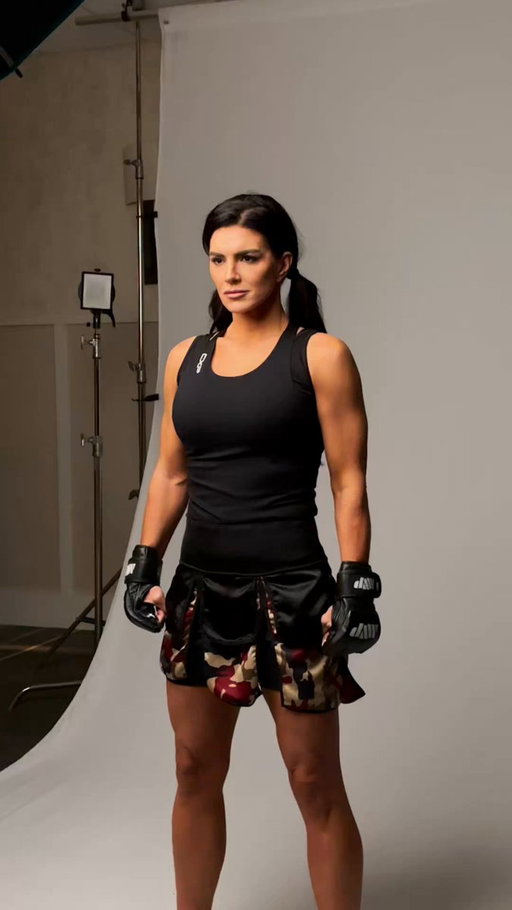 Gina Carano 3 days out from fight night looking ready to take on Roda Rousey 🥊

—
Saturday, May 16th
LIVE only on Netflix
Intuit Dome - Los Angeles, CA
#RouseyCarano #NgannouLins #DiazPerry 
