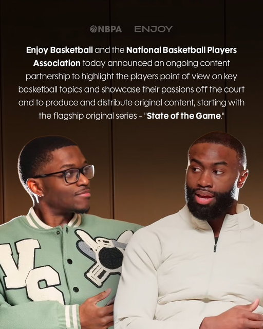 Enjoy Basketball and @TheNBPA announced a new strategic content partnership focused on bringing fans closer to the players’ perspective through original content, live events, and more! 