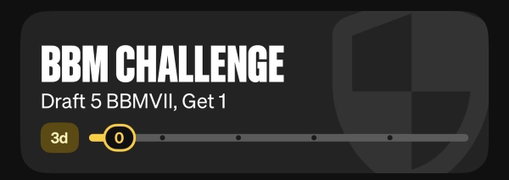 NFL Best Ball Challenges are here! 🏈

Draft 5 BBMs, Get 1 

No opt in required.

Many more fun promos to come this summer 👀 🕺 