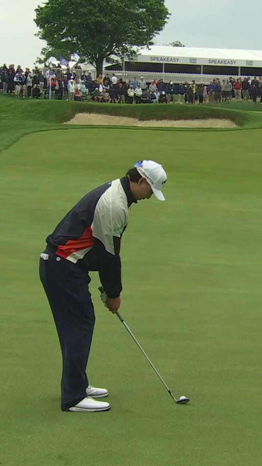 Min Woo Lee in the kitchen at Aronimink. 👨‍🍳

#PGAChamp 