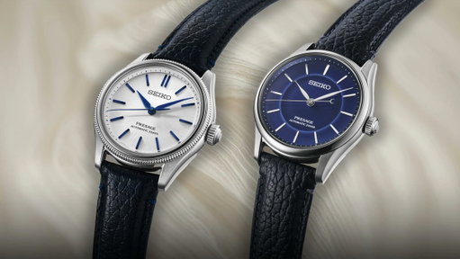 Seiko Celebrates 145 Years With Two "Seiko Blue" Presage Models

Read more here: https://tinyurl.com/35jkxaek

The new limited-edition HCC004 and HCC007 each take a different approach to the brand’s signature blue hue first established in 1960. The 36mm HCC004 channels vintage dress watch proportions with blue dauphine hands and markers against a silvery opaline dial, while the larger HCC007 features a striking blue Arita porcelain dial with a more contemporary presence. Both are powered by Seiko’s 72-hour 6R51 automatic movement.